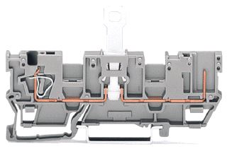 WAGO 1-DRAADS/1-PINS SCHEIDINGSBASISKLEM GRIJS