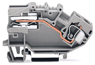 WAGO 1-DRAADS POTENTIAALVEREFFENINGSKLEM 10 MM2 GRIJS