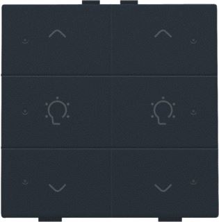 NIKO HOME CONTROL DUBBELE DIMMER CONTROLLER MET LED ZWART