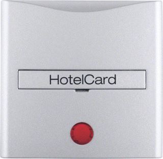 HAGER BERKER HOTELCARD-CENTRD. VOOR PULSDRUKKER BERKER S.1/B.3/B.7 ALULOOK 