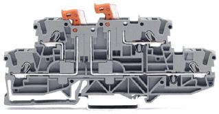 WAGO 2-ETAGE DUBBELE SCHEIDINGSKLEM MET 2 DRAAIBARE SCH