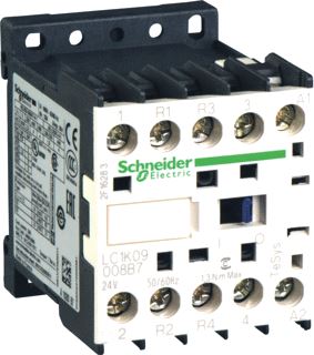 SCHNEIDER ELECTRIC TESYS K CONTACTOR 4P (2M+2V) AC-1<=440V 20A STUURSPANNING: 24V AC