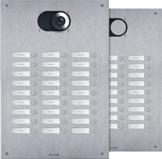 COMELIT SWITCH RVS DEURBELPANEEL MET 27 DRUKKNOPPEN 3 RIJEN 