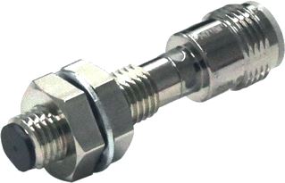 OMRON INDUCTIEVE SENSOR 8MM LENGTE: 43MM AFSTAND: 3MM 10-30V DC QUASIBONDIG CONNECTOR M12 PNP MAAK 1HZ