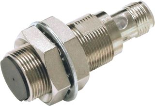 OMRON INDUCTIEVE SENSOR 18MM LENGTE: 53MM AFSTAND: 12MM 10-30V DC QUASIBONDIG CONNECTOR M12 PNP MAAK 500HZ