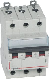 LEGRAND AUTOM. DX3 6000A/10KA 3P C01 400V 3 MODULES