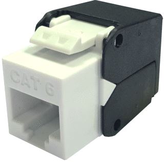RADIALL MOD CONNECTOR MOD WIT UITV JACK (CHASSISDEEL) CONN TYP RJ45 