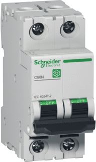 SCHNEIDER ELECTRIC MULTI9 OEM C60N INSTALLATIEAUTOMAAT 2P IN=4A D-KARAKTERISTIEK 