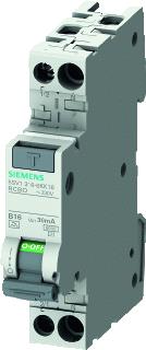 SIEMENS RCBO COMPACT 195V 16A 6KA 2 POLEN 