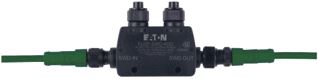 EATON SWD-DT T-CONNECTOR FOR IP67 I/O MODULES; 24 V DC; FOUR PARAMETERIZABLE INPUTS/OUTPUTS WITH POWER SUPPLY; TWO M12 I/O SOCKETS 