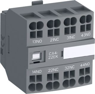 ABB CA4-22EK FRONTMONTAGE HULPCONTACTBLOK 2NO-2NC CONTACT VOOR-AF09-AF38 