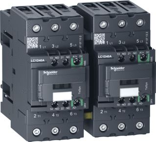 SCHNEIDER ELECTRIC OMKEERCONTACT.3P-AC3<=440V 40A 24VDC 