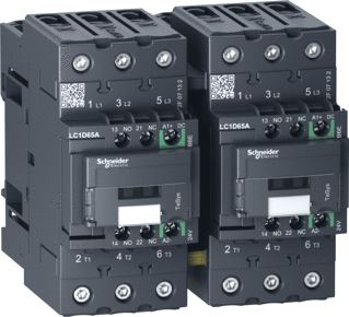 SCHNEIDER ELECTRIC OMKEERCONTACT.3P-AC3<=440V 65A 24VDC 