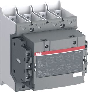 ABB MAGNEETSCHAKELAAR AF-SERIE 4P AC1-160A-690V-RING-RAIL AANSLUITING HULPCONTACT 2M-2V SPOELSP-24-60VAC-50-60HZ-20-60VDC