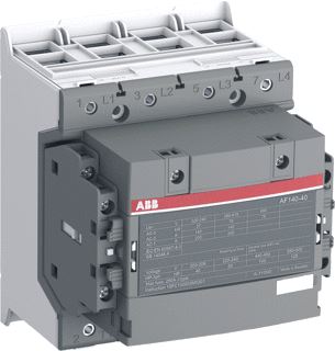 ABB MAGNEETSCHAKELAAR AF-SERIE 4P AC1-200A-690V-HULPCONTACT 2M-2V SPOELSPANNING-24-60VAC-50-60HZ-20-60VDC SPOELCODE 11