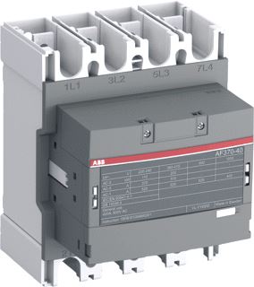 ABB MAGNEETSCHAKELAAR AF-SERIE 4P AC1-500A-690V-HULPCONTACT 0M-0V SPOELSPANNING-48-130VAC-50-60HZ-48-130VDC SPOELCODE 12