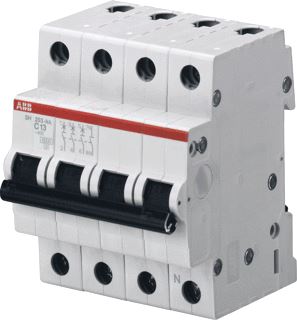 ABB INSTALLATIEAUTOMAAT 3 POLIG-N 6KA C KAR