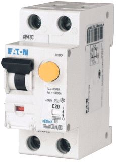 EATON FI/LS; 20A ; 300MA; LS-KARAKTERISTIEK-B; 1P+N; FI-CHAR: A