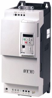 EATON FREQUENTIEREGELAAR DC1 VERMOGEN 7,5KW BIJ 3/3 FASE 230V 50/60HZ BEDRIJFSSTROOM 30A IP20 REMCHOPPER 