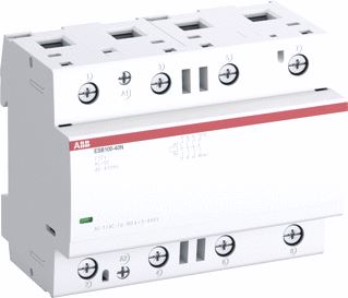 ABB MAGNEETSCHAKELAAR 400V 100A STUURSPANNING AC MAAKCONTACT-EN-4 MODULE-EENHEDEN 6 INBOUWDIEPTE 43-5MM IP20 