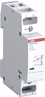 ABB MAGNEETSCHAKELAAR 250V 20A STUURSPANNING AC MAAKCONTACT-EN-2 MODULE-EENHEDEN 1 INBOUWDIEPTE 43-5MM IP20 