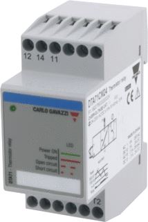 CARLO GAVAZZI MOTOR THERMISTOR RELAIS VOEDINGSSPANNING 18-265VAC/DC AUTOMATISCHE RESET 1 RELAISUITGANG 8A 250VAC 5A 24VDC 