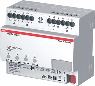 ABB BUSCH-JAEGER KNX LED DIMMER 4-V 210 W/VA DINRAIL 