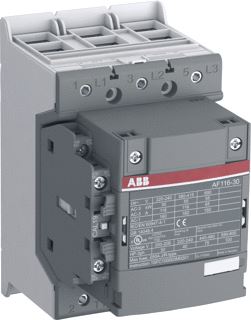 ABB AF116 MAGNEETSCHAKELAAR 3P AC3-116A-55KW-400V-HULPCONTACT 1M-1V SPOELSPANNING 250-500VAC-50-60HZ-250-500VDC SPOELCODE 14