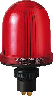 WERMA PERMANENTE LAMP EM 12-48VAC/DC ROOD 