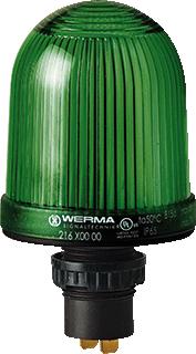 WERMA PERMANENTE LAMP EM 12-48VAC/DC GROEN 
