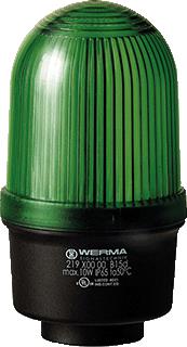 WERMA PERMANENTE LAMP RM 12-240VAC/DC GROEN 