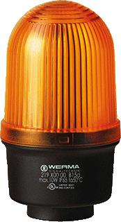 WERMA PERMANENTE LAMP RM 12-240VAC/DC GEEL 