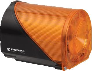 WERMA LED BLITS/SIRENE BWM 32 TONEN 230VAC GEEL 