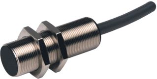 EATON INDUCTIEVE SENSOR 18MM LENGTE 80MM AFSTAND 5MM 20-250V BONDIG MAAKCONTACT 2-DRAADS KABEL 