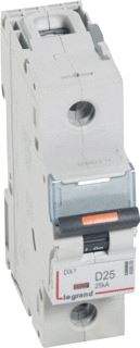 LEGRAND INSTALLATIEAUTOMAAT DX3 1P D25A 25KA 1.5MODULE