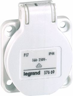 LEGRAND CEE INB.CONTACTDOOS RANDAARDE 16A 230V 2P+A IP54 P17 TEMPRA 