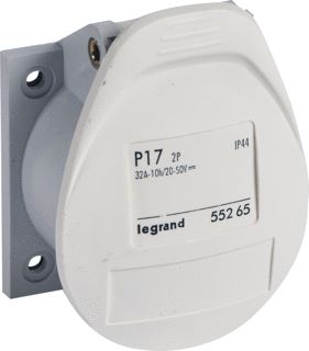 LEGRAND WANDCONTACTDOOS CEE P17 INBOUW 20/50V 32A 2P 