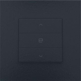 NIKO ENKELVOUDIGE MOTORBEDIENING VOOR NIKO HOME CONTROL PIANO BLACK COATED TYPE: