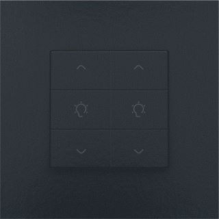 NIKO DUBBELE DIMBEDIENING VOOR NIKO HOME CONTROL PIANO BLACK COATED TYPE: