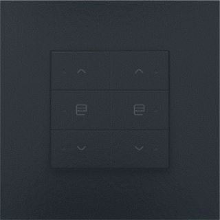 NIKO DUBBELE MOTORSTURINGSBEDIENING MET LED VOOR NIKO HOME CONTROL PIANO B TYPE: