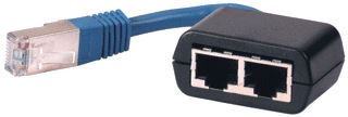 EATON DX-SPL-RJ45-2SL1PL SPLITTER RJ45 8-POLIG 2 BUSSEN/1 STEKKER T.B.V. POWERXL