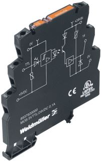 WEIDMULLER OPTORELAIS INGANGSSPANNING 4.75 5.25V UITGANGSSPANNING 19.2 28.8V MET LED INDICATIE NOM. BEDRIJFSSTROOM IE 0.1A TYPE DIGITALE UITGANG TRANSISTOR TYPE INGANGSSPANNING DC TYPE UITGANGSSPANNING DC