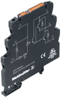 WEIDMULLER OPTORELAIS INGANGSSPANNING 19.2 28.8V UITGANGSSPANNING 5 48V MET LED INDICATIE NOM. BEDRIJFSSTROOM IE 0.5A TYPE DIGITALE UITGANG TRANSISTOR TYPE INGANGSSPANNING DC TYPE UITGANGSSPANNING DC