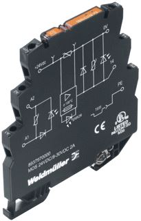 WEIDMULLER MOS 24VDC/8-30VDC 2A MICRO OPTO SOLID-STATE RELAIS RATED CONTROL VOLTAGE 24V DC +/-20 PROCENT RATED SWITCHING VOLTAGE VAN 8 TOT 30V DC RATED SWITCHING CURRENT 4A SCHROEFAANSLUITING