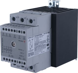 CARLO GAVAZZI SOLID STATE RELAIS 2 FASE 600V,40AAC,STUURSPANNING 20-275VAC GGEAM NUL SCHAKELEND BEWAKING