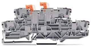 WAGO 2-ETAGE DUBBELE SCHEIDINGSKLEM MET 2 DRAAIBARE SCH