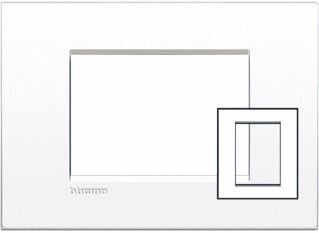 LEGRAND LIVINGLIGHT AIR AFDEKRAAM 3+3 MODULES PUUR WIT