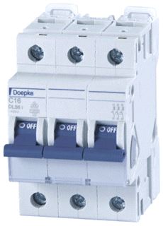 DOEPKE INSTALLATIEAUTOMAAT DLS 6I 10KA 32A/C-KAR./3P