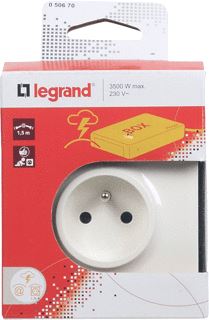 LEGRAND OVERSPANNINGSBEVEILIGING VOOR WCD +RJ45 PA WIT 