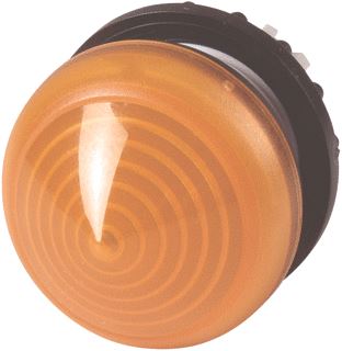 EATON RMQ-TITAN M22 FRONTELEMENT SIGNAALLAMP HOGE CONISCHE LENS KLEUR AMBER FRONT ROND 22,5MM INBOUW IP67 IP69K 